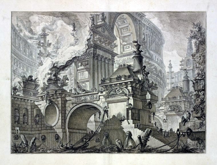 Art Print : 1750, Parte di ampio Magnifico Porto. - Vintage Wall Art