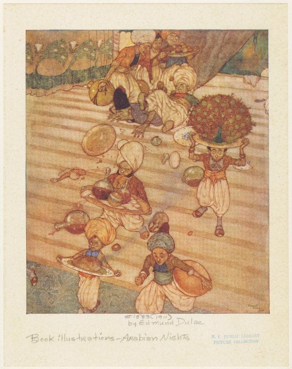 Art Print : She gave Orders for The Banquet to be Served, 1882 - Vintage Wall Art