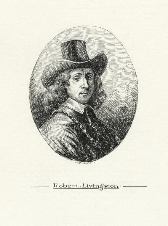 Art Print : c.1600 , Robert Livingston - Vintage Wall Art
