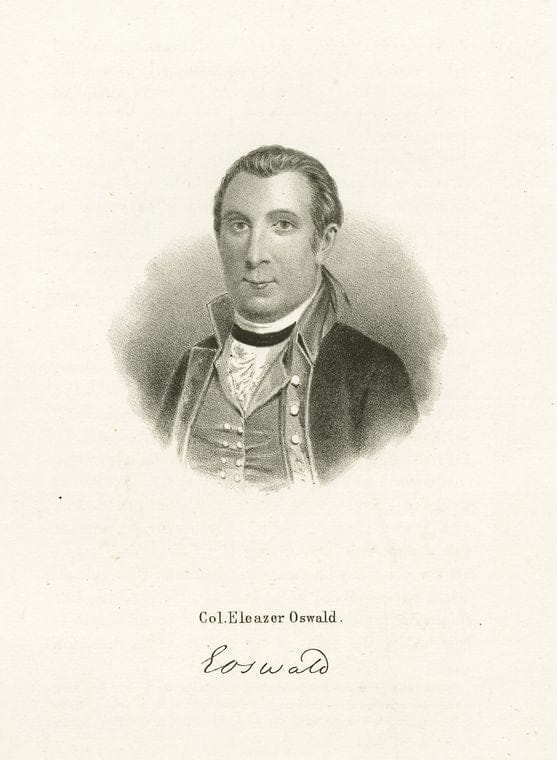 Art Print : c.1775 , Col. Eleazer Oswald - Vintage Wall Art