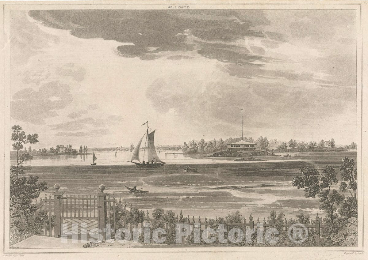 Art Print : [Hell Gate.] - Vintage Wall Art