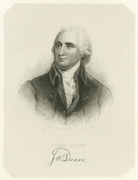 Art Print : c.1775 , James Duane - Vintage Wall Art