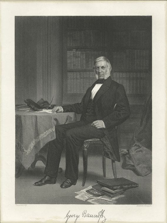 Art Print : George Bancroft - Vintage Wall Art