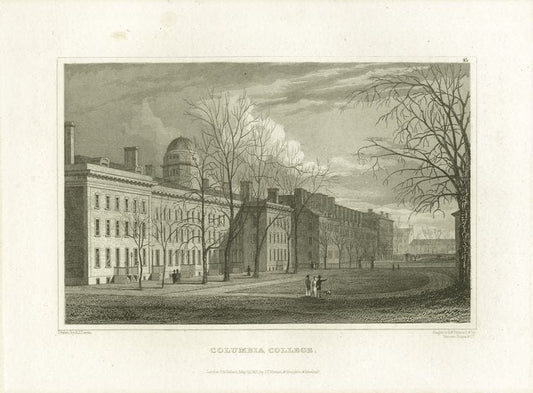 Art Print : c.1775 , Columbia College - Vintage Wall Art