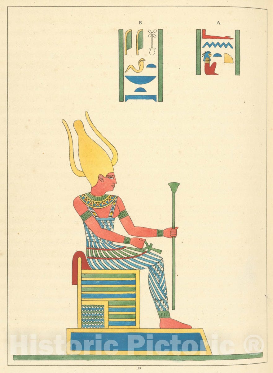 Art Print : 1823, Anouke [Anukis]. (Anucis, Istia, Estia, Vesta.) - Vintage Wall Art