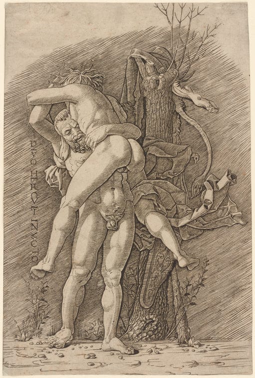 Art Print : Hercule et Deianire, 1601-1700 - Vintage Wall Art