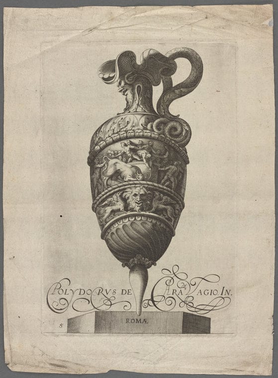 Art Print : Vase [5], Copy After Original of 1582, 1582 - Vintage Wall Art