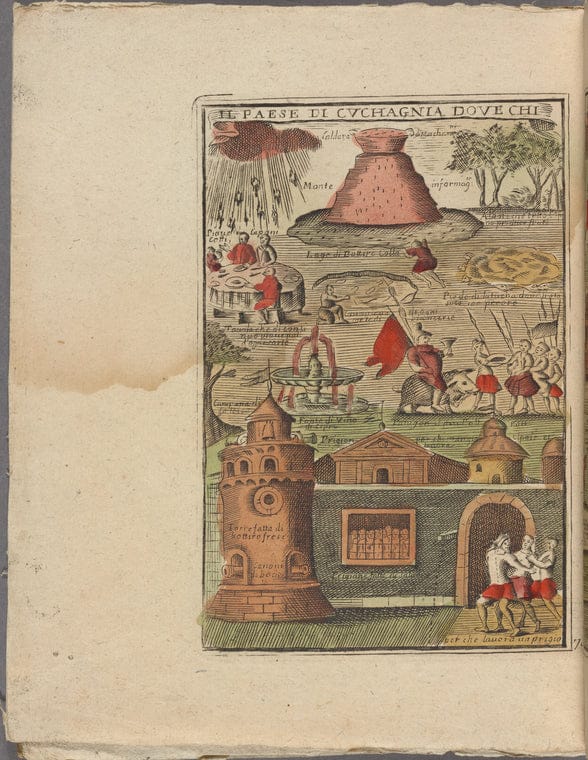 Art Print : Il Paese di Cuchagnia, 1701-1800 - Vintage Wall Art