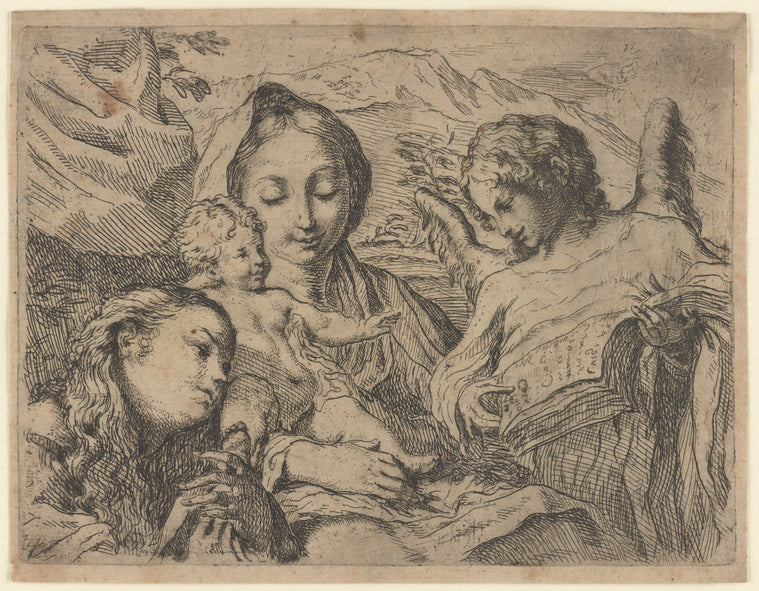 Art Print : Madonna di Foligno, 1701-1800 - Vintage Wall Art