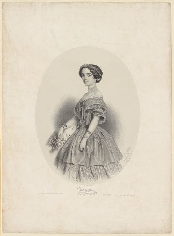Art Print : Pepita de Oliva [Facsimile Signature], 1820 - Vintage Wall Art