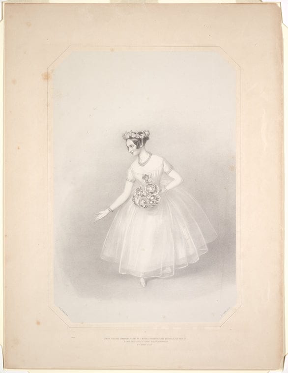 Art Print : [Souvenir d'adieu de Marie Taglioni], 1800 - Vintage Wall Art
