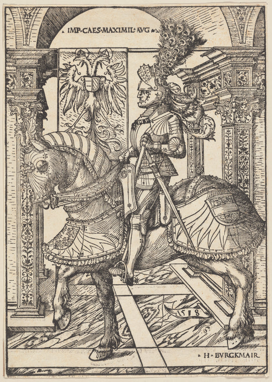 Art Print : Emperor Ferdinand I, 1531 - Vintage Wall Art