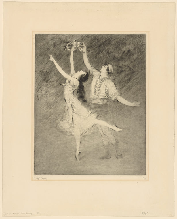 Art Print : Pavlova and Volinin in Amarilla, 1915-41 - Vintage Wall Art