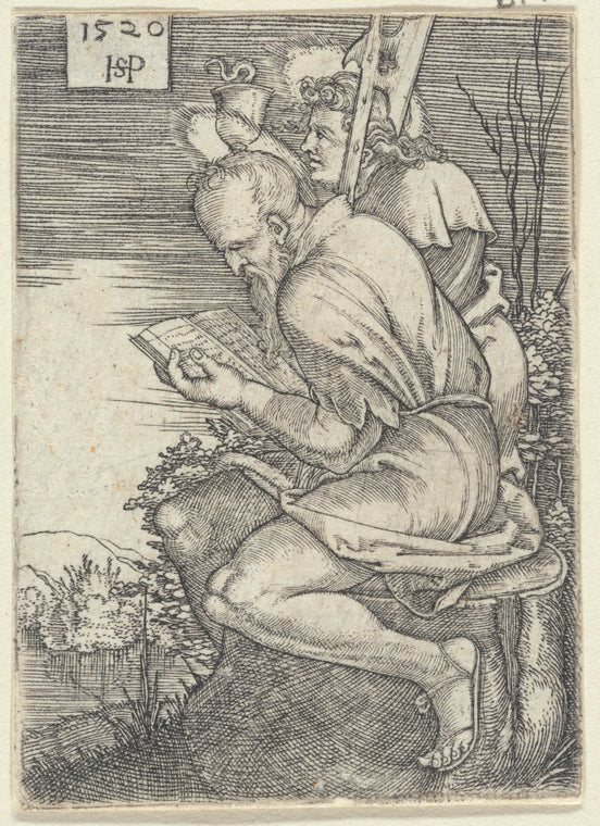 Art Print : St. Matthew and St. John, 1520 - Vintage Wall Art V2