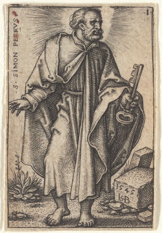 Art Print : St. Peter, 1545-1546 - Vintage Wall Art