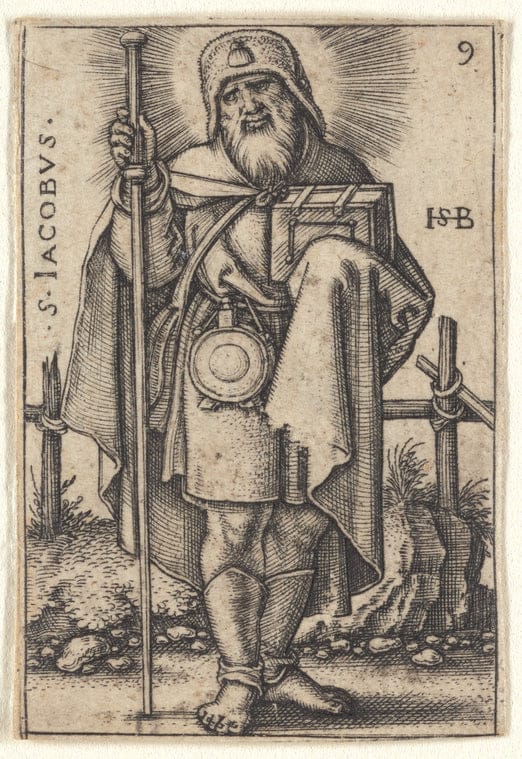Art Print : St. James Major, 1510-1515 - Vintage Wall Art