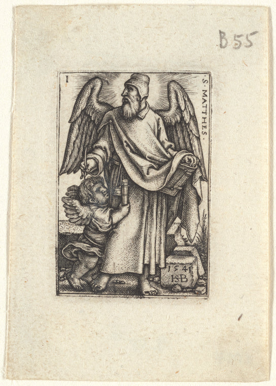 Art Print : St. Matthew, 1545-1546 - Vintage Wall Art V2
