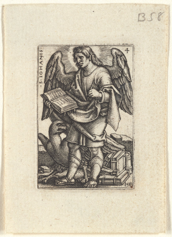 Art Print : St. John, 1545-1546 - Vintage Wall Art V2