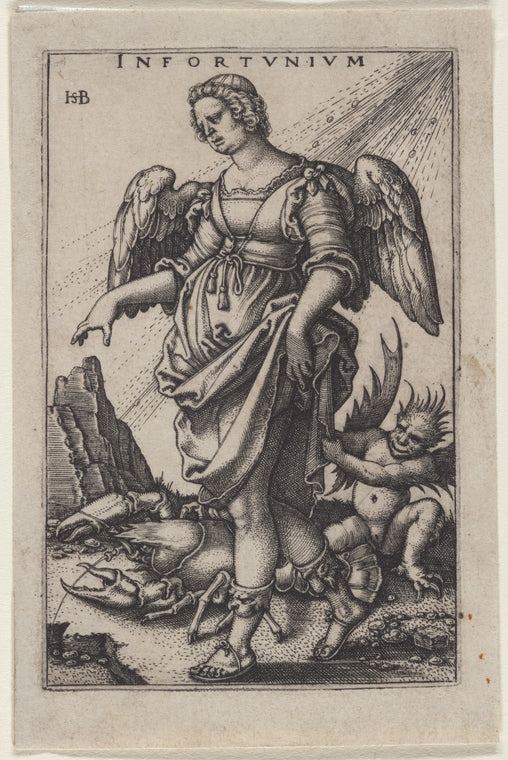 Art Print : Misfortune, 1501-1600 - Vintage Wall Art V1