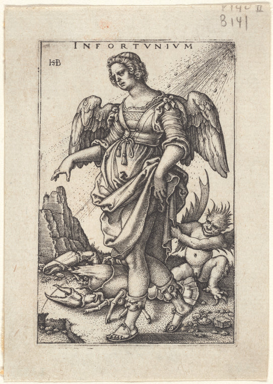 Art Print : Misfortune, 1501-1600 - Vintage Wall Art V2
