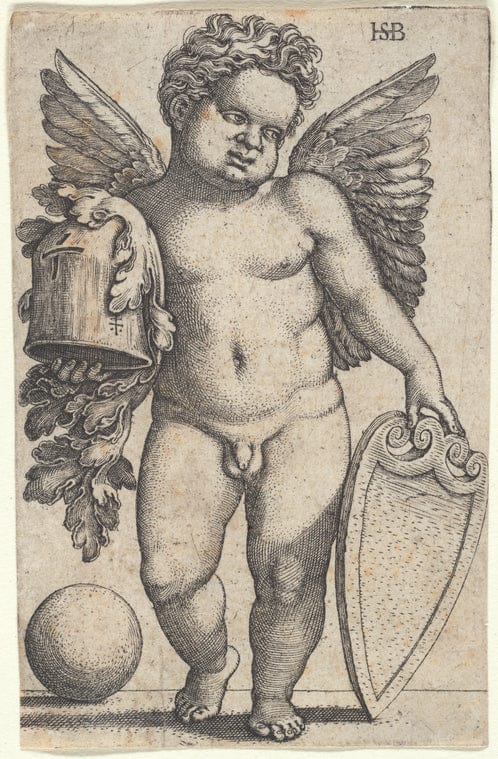 Art Print : Male Fearn, 1739 - Vintage Wall Art