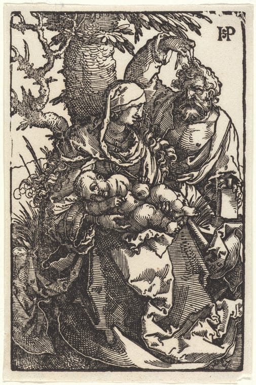 Art Print : The Holly-Tree, 1739 - Vintage Wall Art