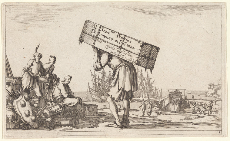 Art Print : Cette Piece sert de frontispice, 1634 - Vintage Wall Art
