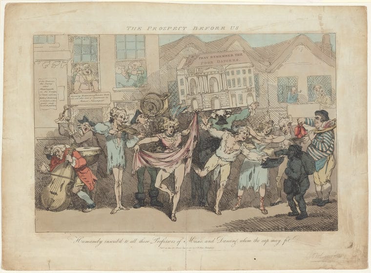Art Print : The Prospect Before us, 1756 - Vintage Wall Art
