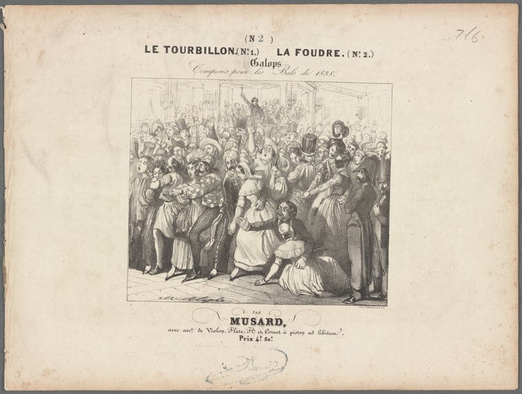 Art Print : Le sucre aux Raves, Opera Pour 1808, 1800 - Vintage Wall Art