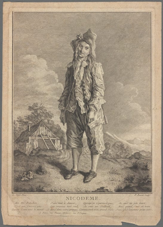 Art Print : Nic Bottom & The Queen of The Fairies, 1810 - Vintage Wall Art