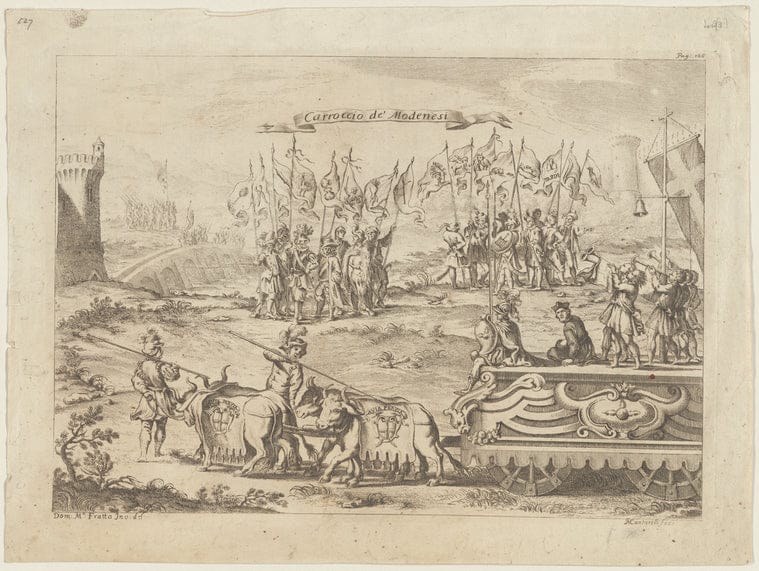 Art Print : Carroccio de' Modenesi, 1701-1800 - Vintage Wall Art