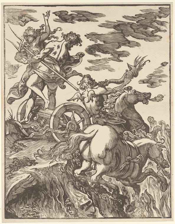 Art Print : L'enlevement de Proserpine, 1590-1607 - Vintage Wall Art
