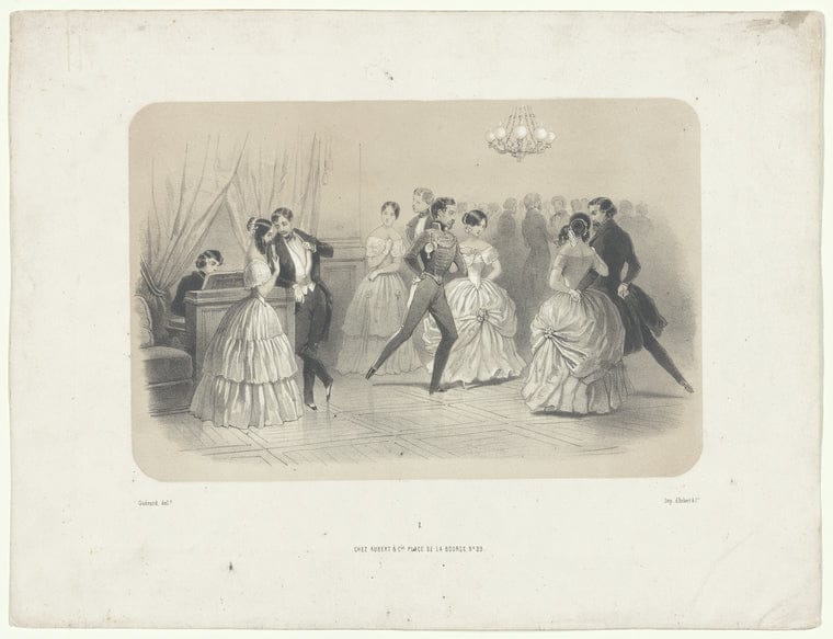 Art Print : La Mazourka. Selections, 1821 - Vintage Wall Art