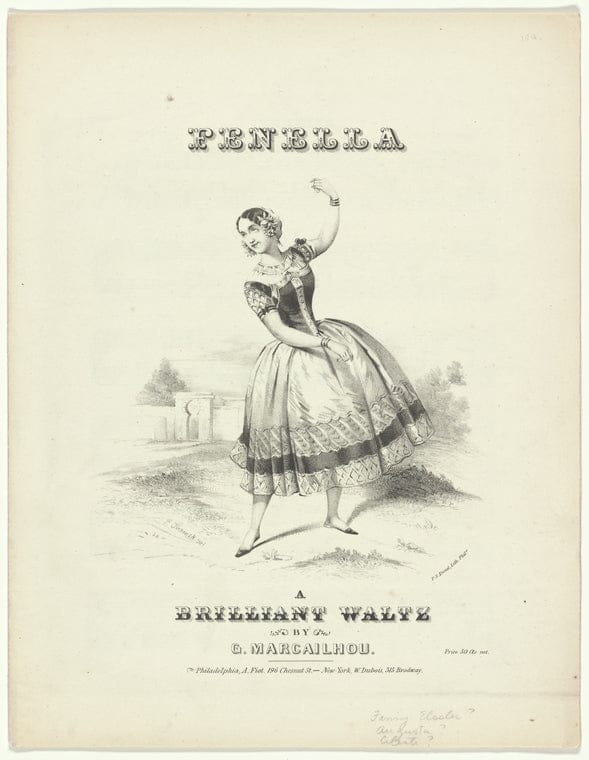 Art Print : Fenella, 1823 - Vintage Wall Art