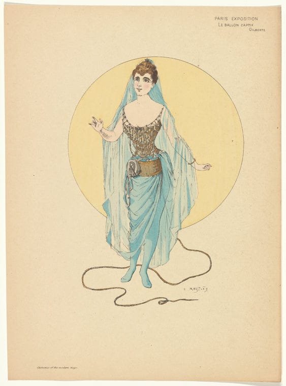 Art Print : Paris Exposition, 1889 - Vintage Wall Art