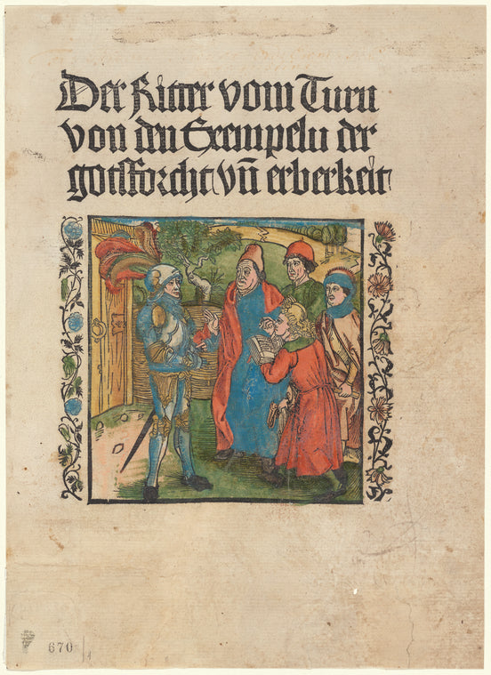 Art Print : [Title Page:] Der Ritter vom Turn, 1493 - Vintage Wall Art