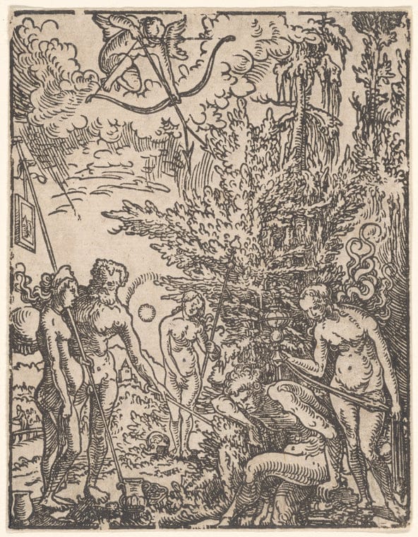 Art Print : The Dragon Tree, 1739 - Vintage Wall Art