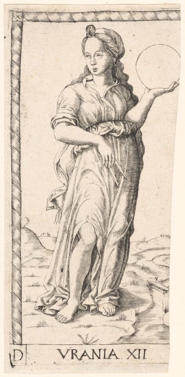 Art Print : Vrania XII [Urania], 1550 - Vintage Wall Art