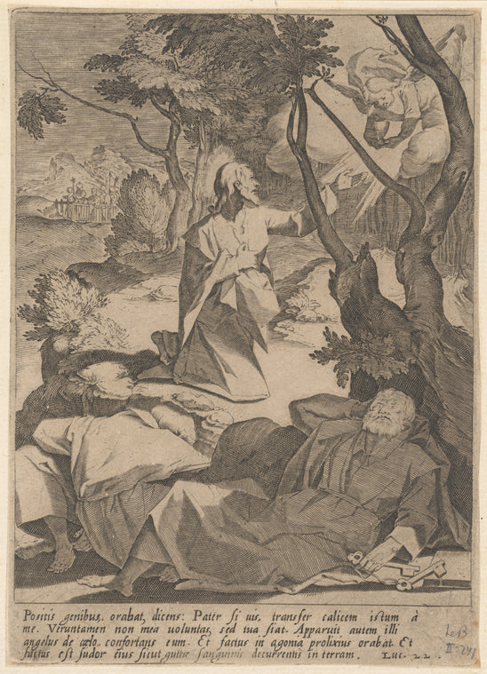 Art Print : Positis genibus, 1601-1700 - Vintage Wall Art