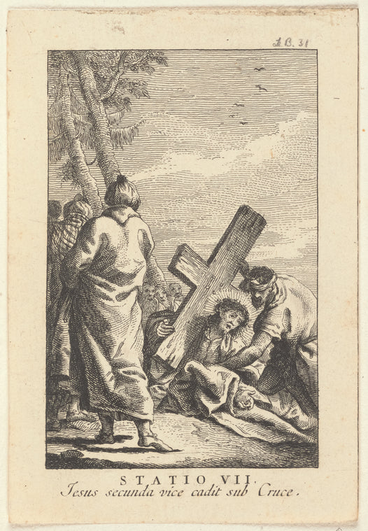 Art Print : Statio VI, 1723-1797 - Vintage Wall Art