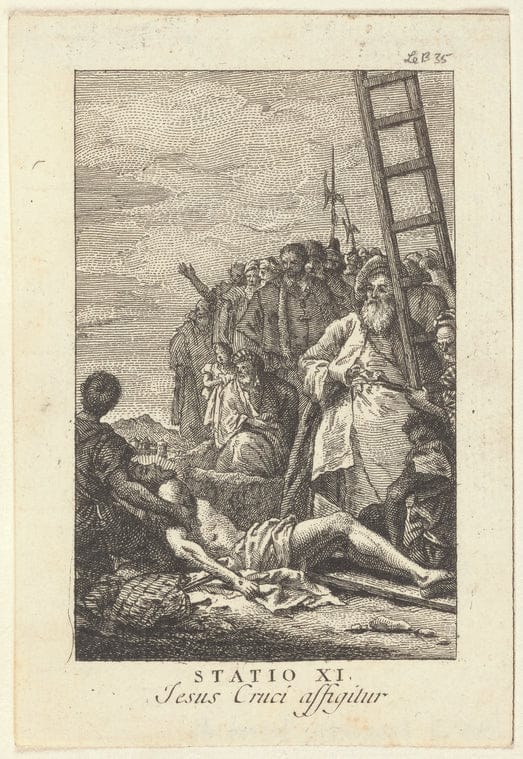 Art Print : Statio XI, 1723-1797 - Vintage Wall Art