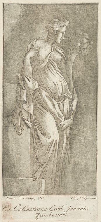 Art Print : Allegoria dell'Abbondanza, 1767-1820 - Vintage Wall Art