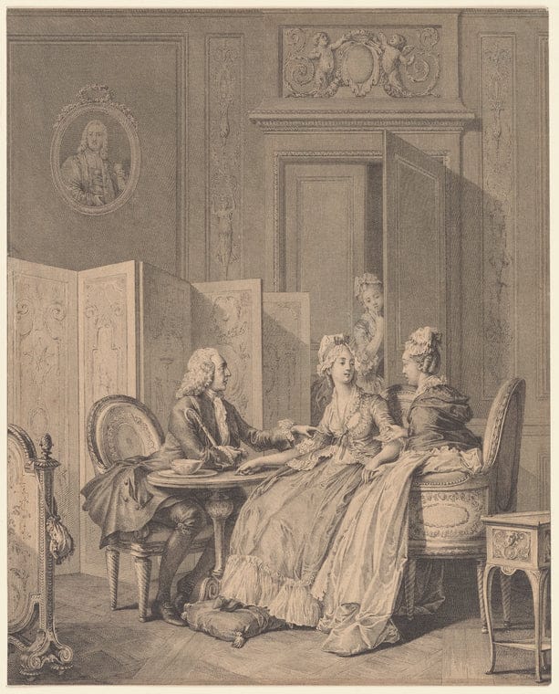 Art Print : Declaration de la Grossesse, 1776 - Vintage Wall Art