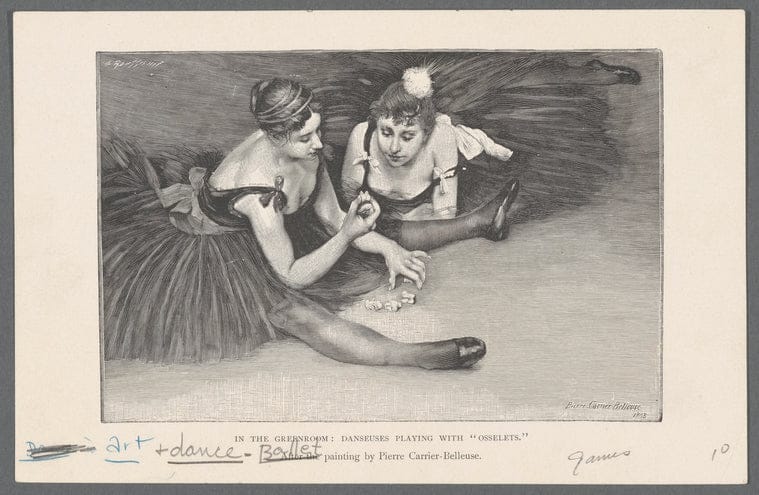 Art Print : Dance Images, 1851 - Vintage Wall Art