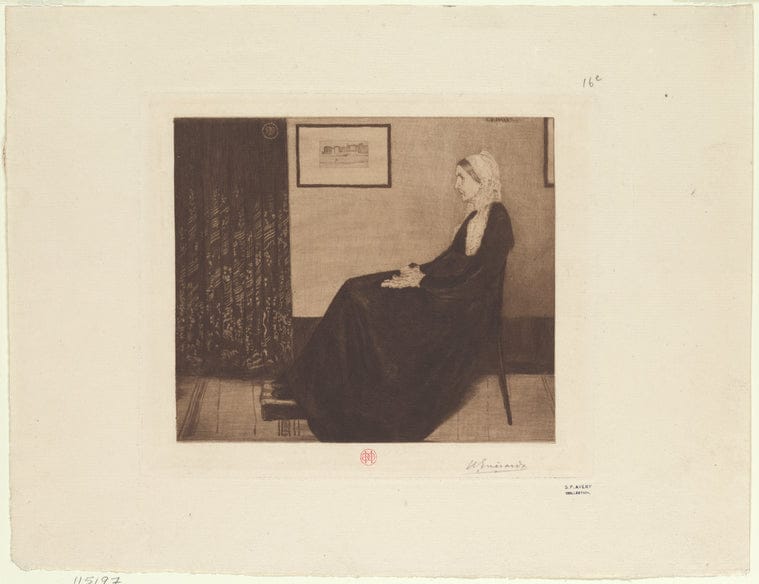 Art Print : Madame Whistler, 1883 - Vintage Wall Art V3
