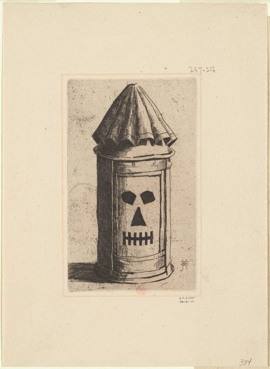 Art Print : Lanterne a Arsene Alexandre, 1875 - Vintage Wall Art
