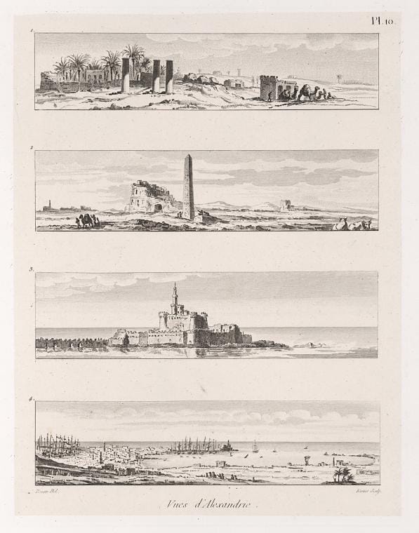 Art Print : 1829, Vues d'AboA-qyr. - Vintage Wall Art