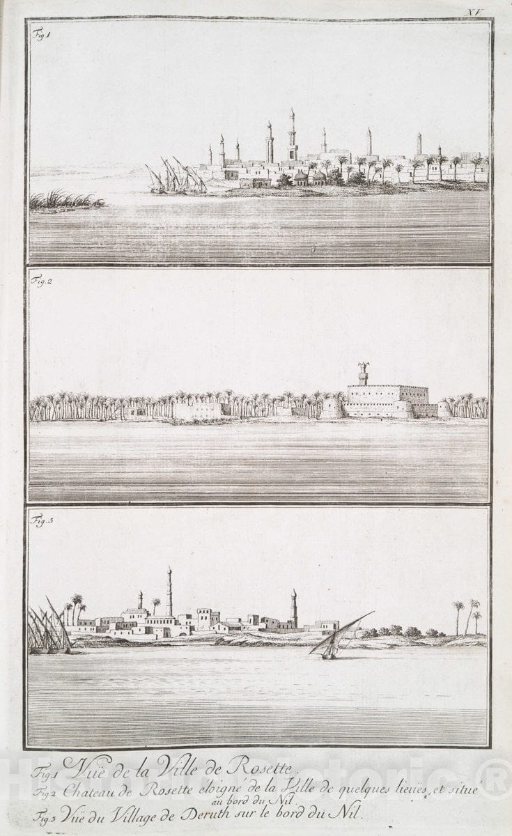 Art Print : 1780, Fig. 1. Tschabel Esselsele, C'est-a-Dire Montagne de la Chaine; Fig. 2. Dessein - Vintage Wall Art