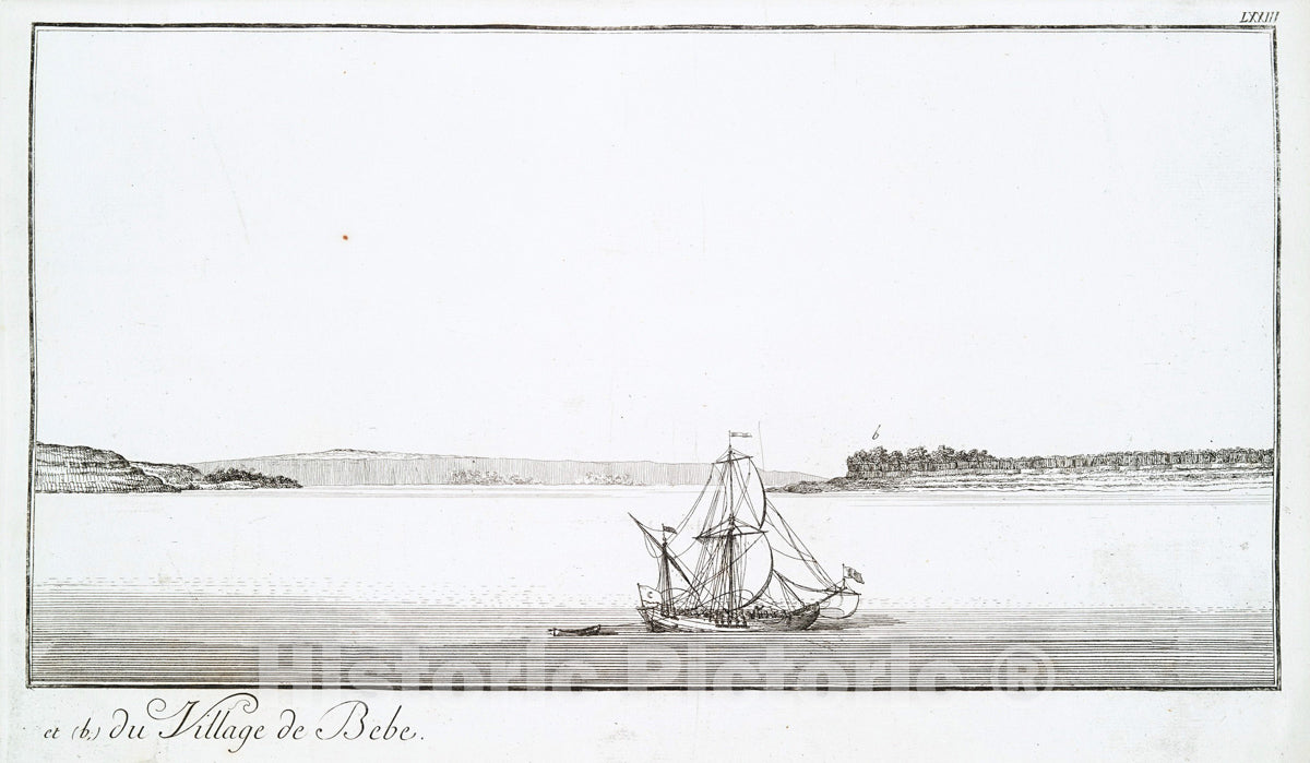 Art Print : 1780, Divers chapiteaux employes aux batimens sur l'Isle Ell Heiff. - Vintage Wall Art