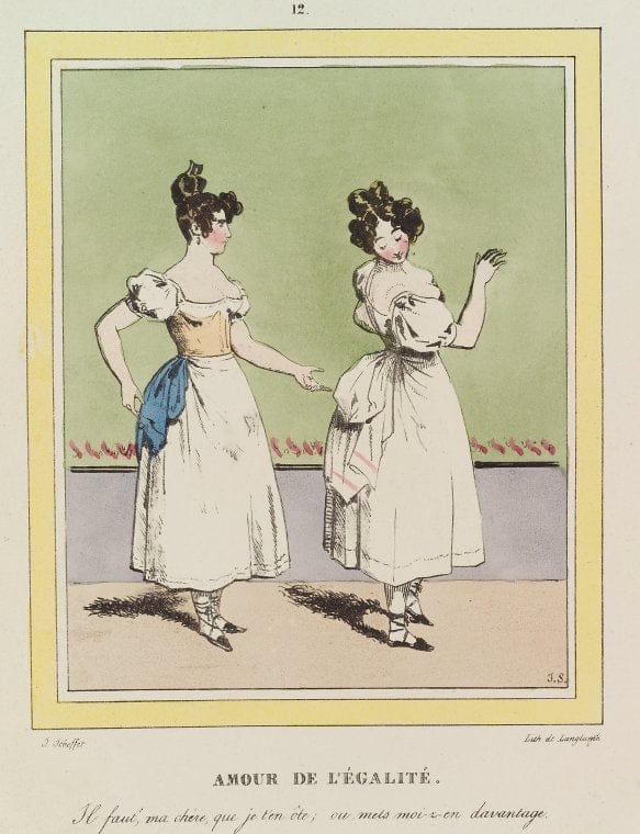Art Print : Amour de l'egalite, 1797 - Vintage Wall Art
